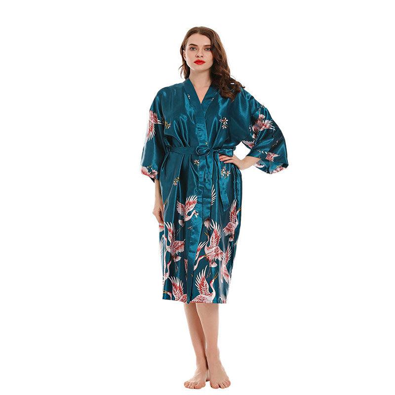 Robe de Chambre Kimono Femme Grande Taille – Image 3