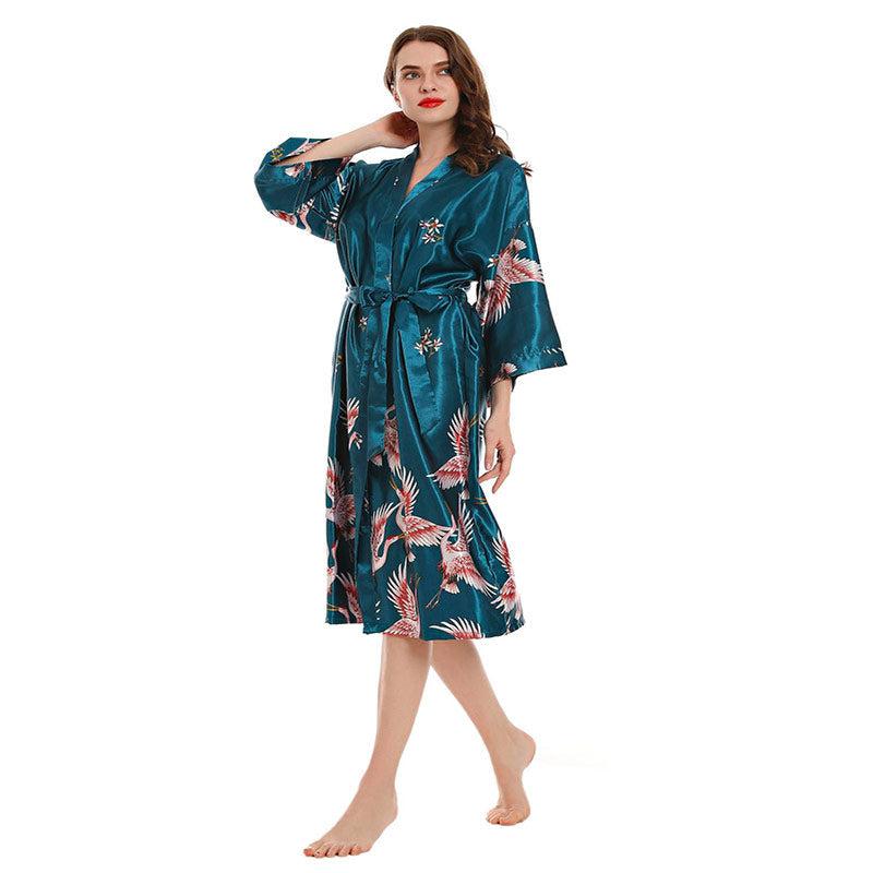 Robe de Chambre Kimono Femme Grande Taille – Image 4