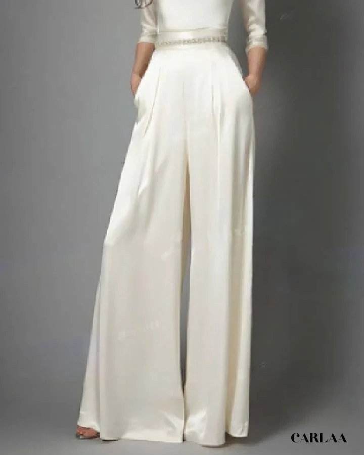 Combinaison mariage manche longue – Image 3