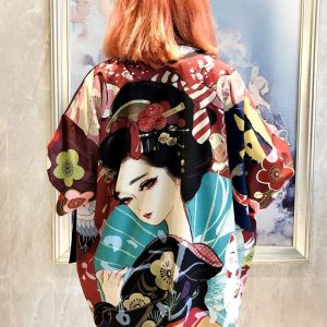 Veste Kimono Femme Geisha